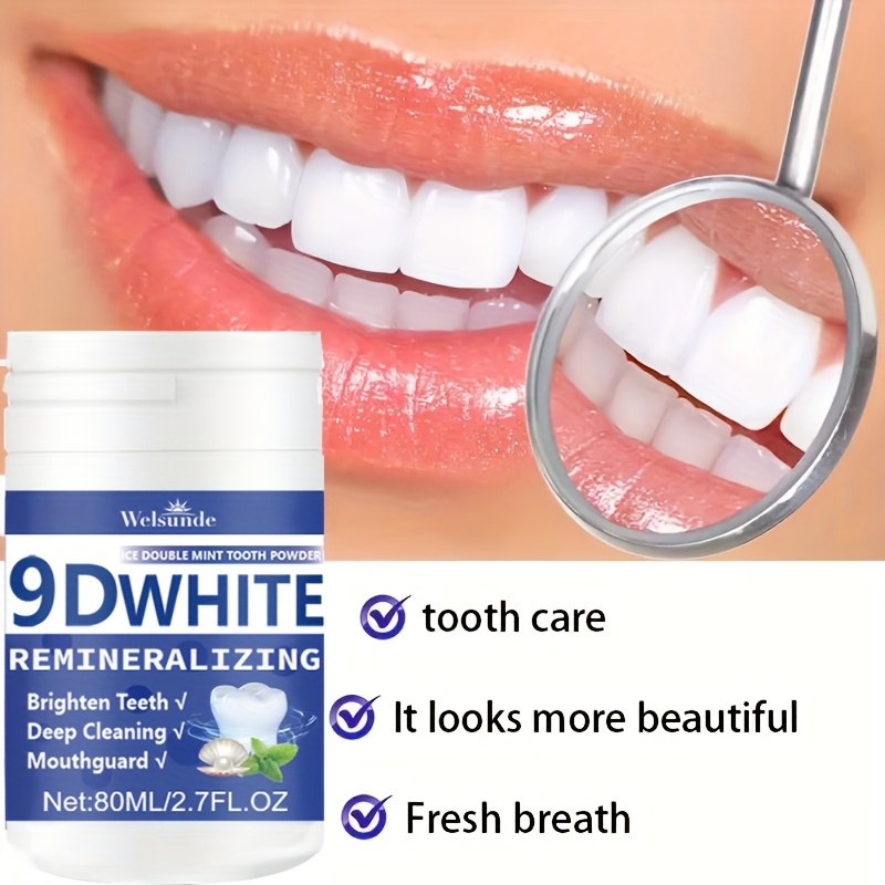 Teeth Whitening Results - Puder do zębów 9D White Remineralizing
