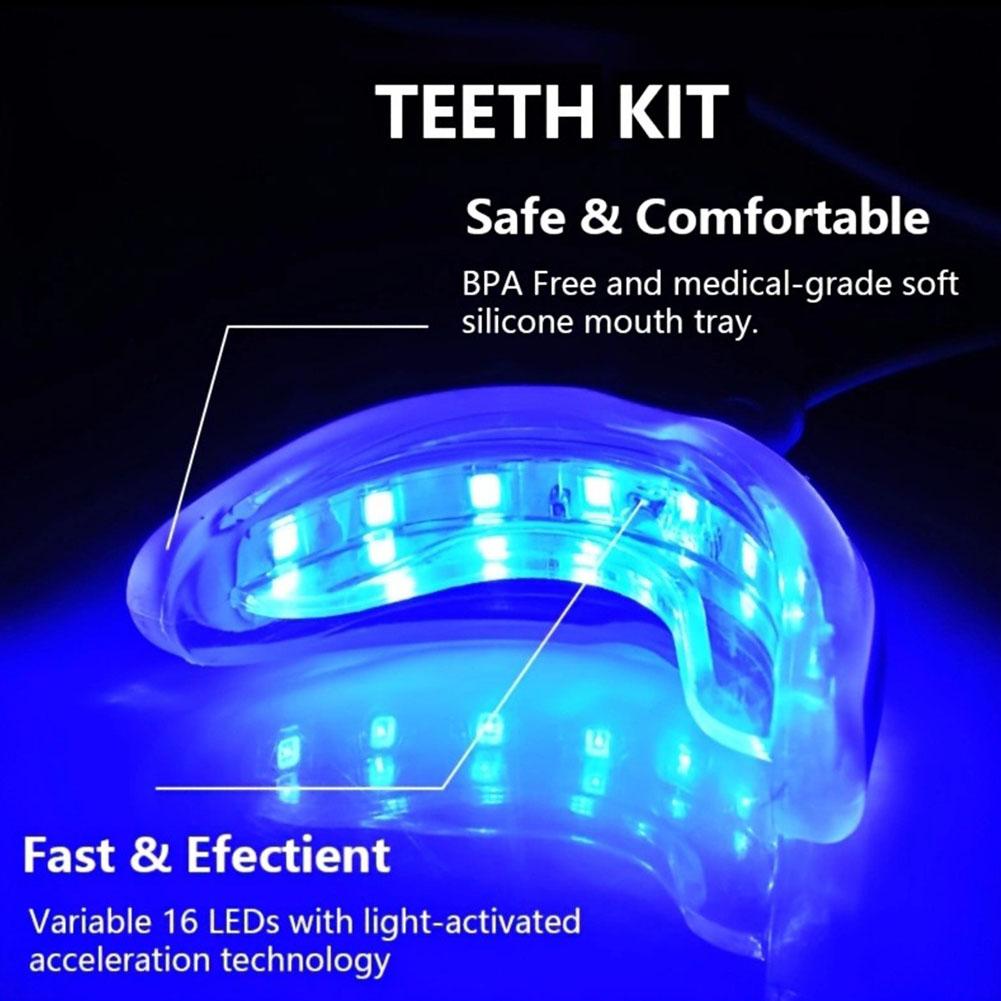 Led Mouth Tray - 16 diod LED do wybielania zębów,