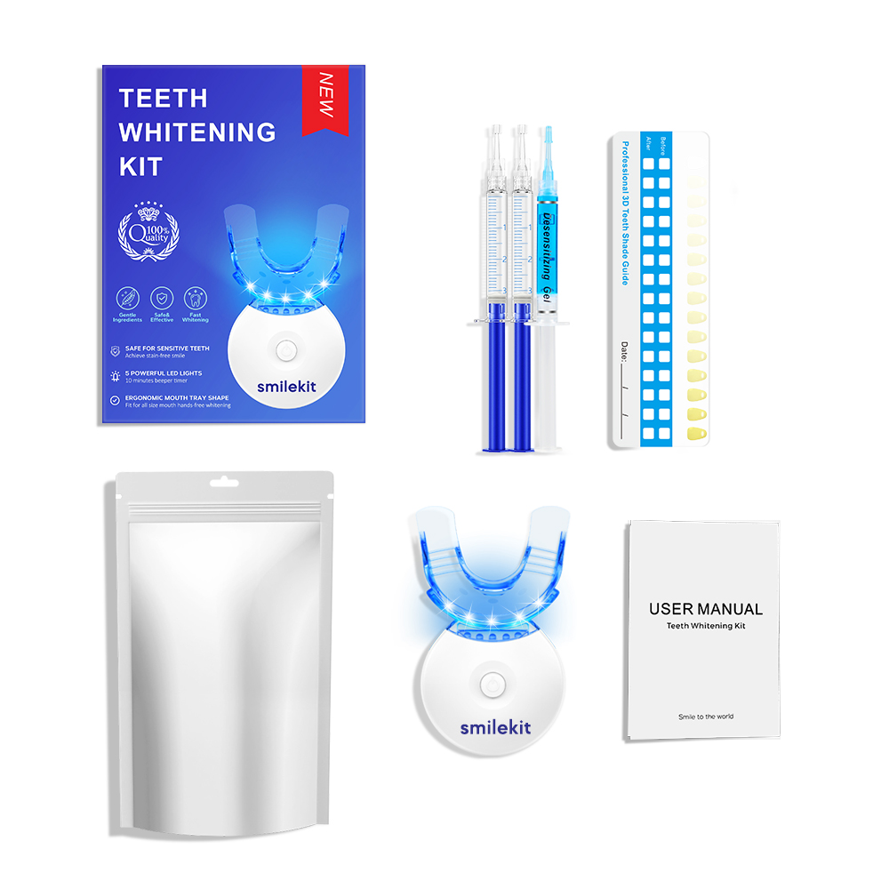 Led Mouth Tray - Zestaw do wybielania zębów - 5-krotny