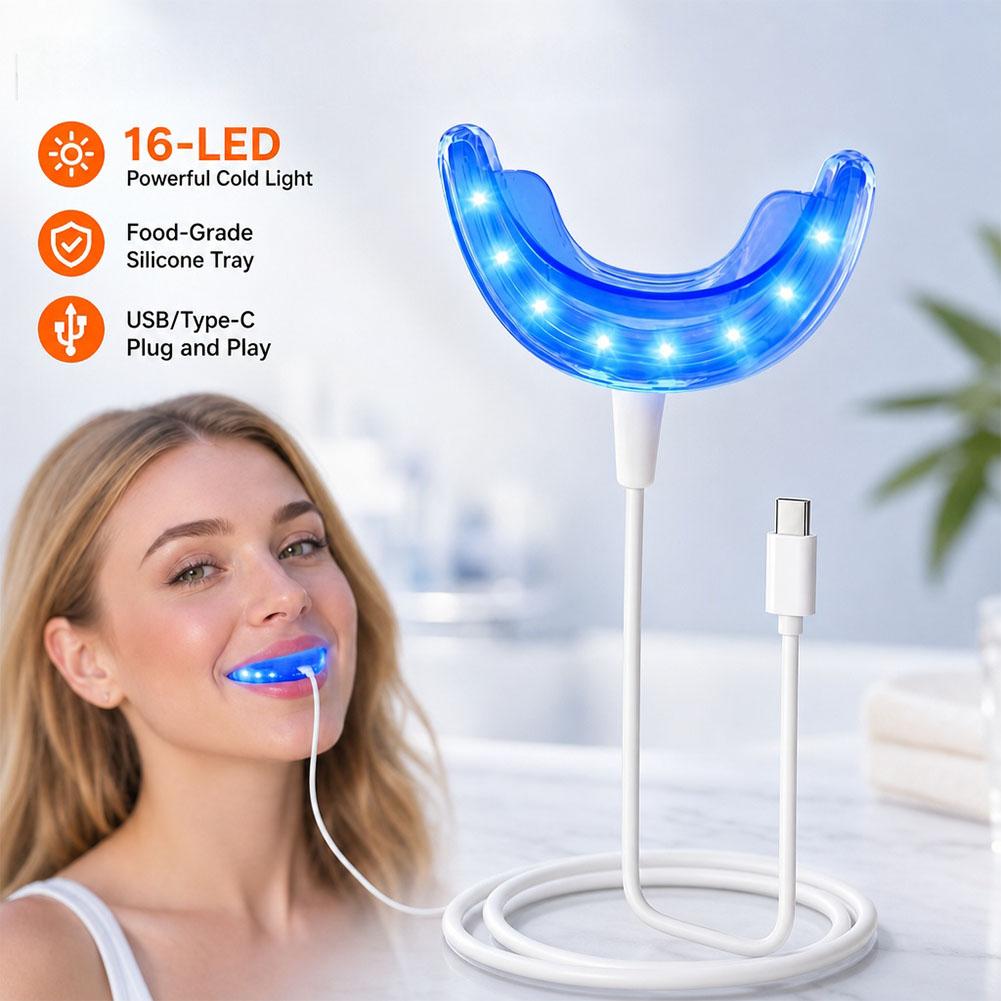 Akcelerator wybielania zębów,  – Teeth Whitening Blue Light recenzja i cena