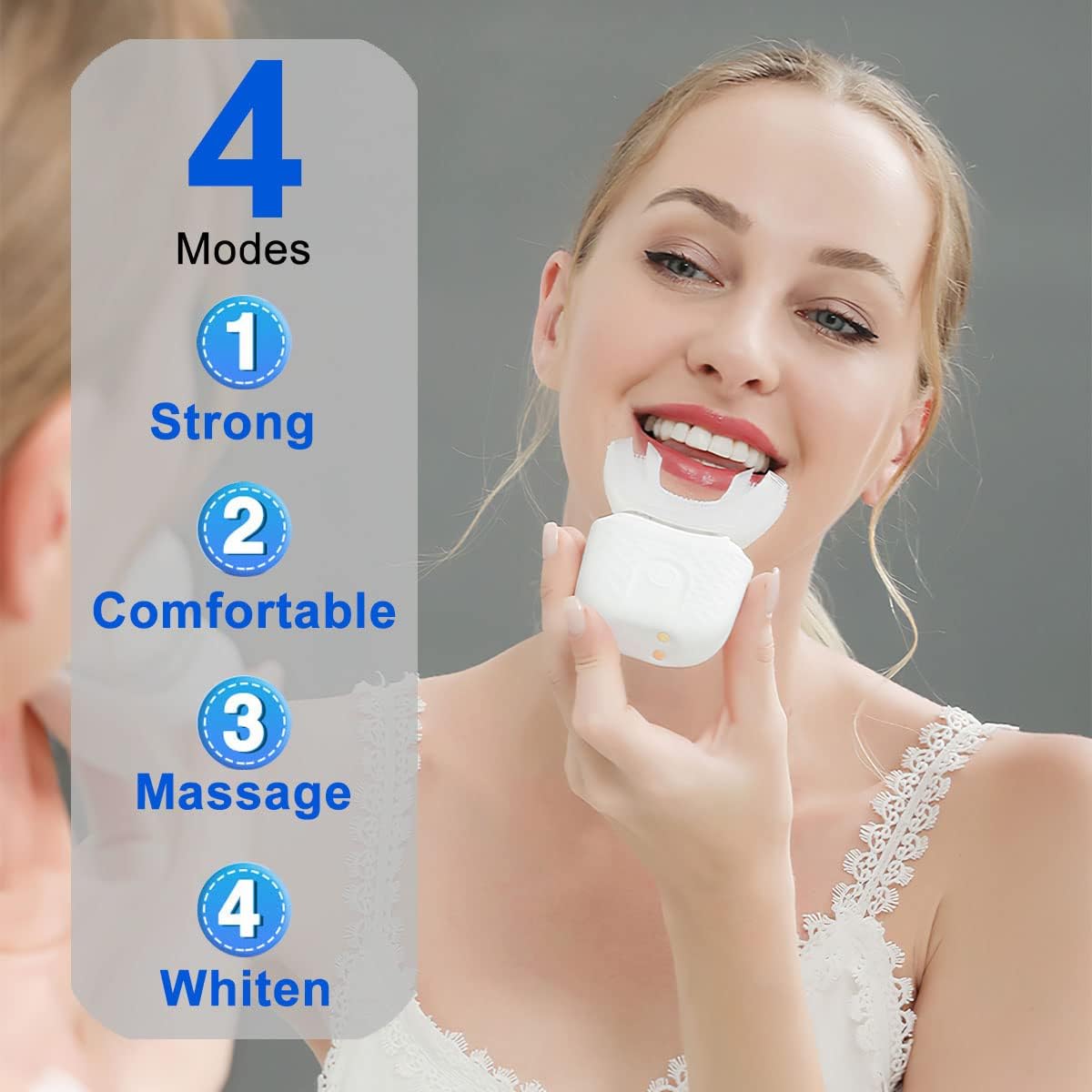 Opieka stomatologiczna elektry – Teeth Whitening Blue Light recenzja i cena