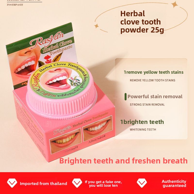 25g Rasyan Thai Clove Coconut  – Teeth Whitening Co recenzja i cena