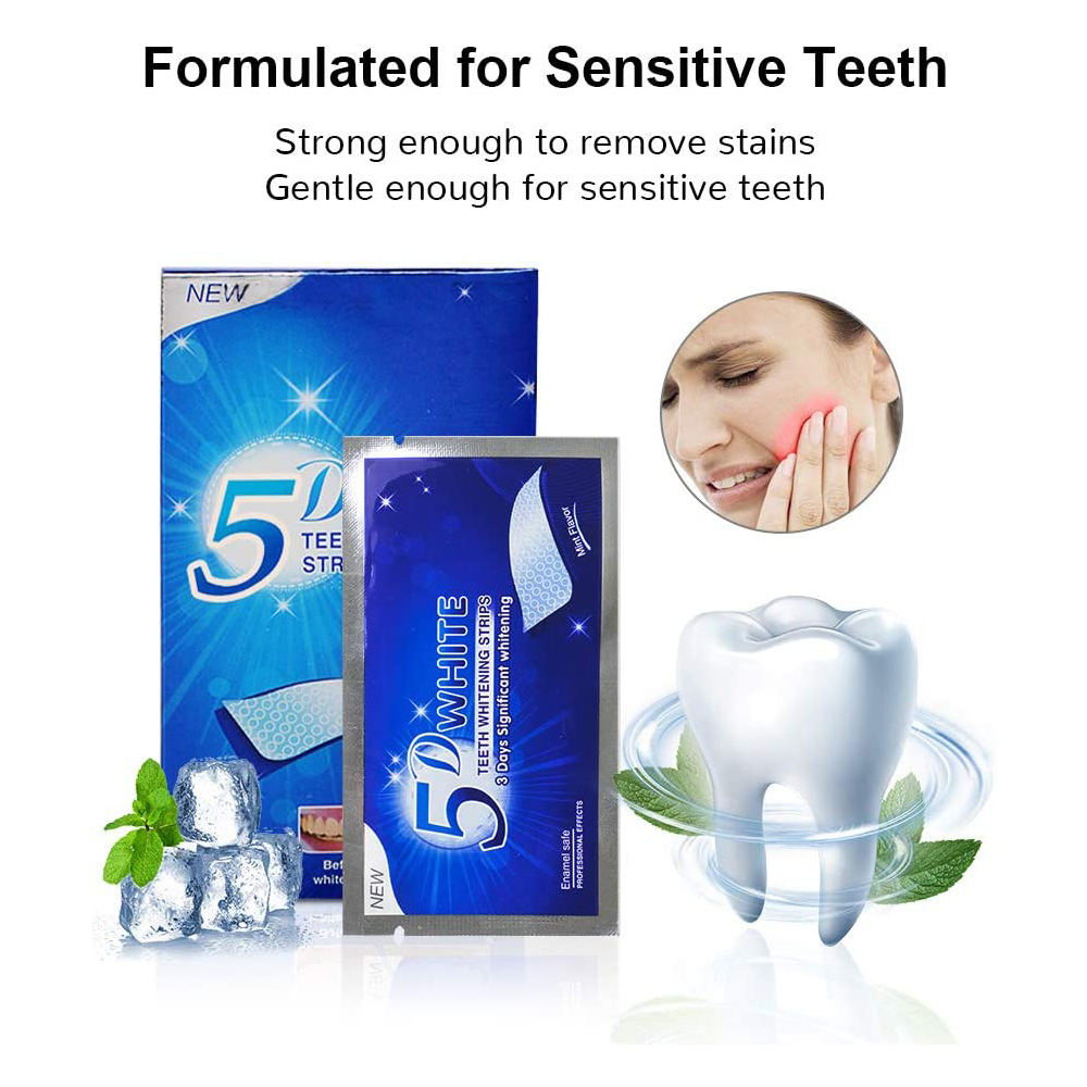 Paski do wybielania zębów 5D,  – Teeth Whitening Results recenzja i cena